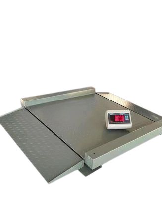 Pesar de suelo inalámbrico de 2 toneladas con precisión de 0,5 kg y suministro de energía para ser ordenado