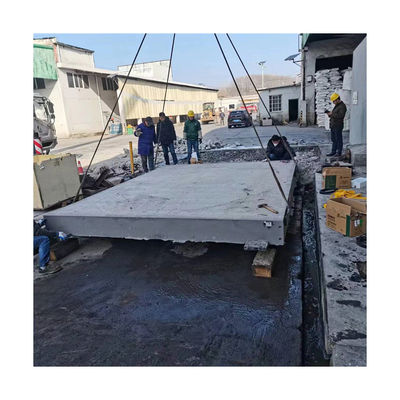 Display LED SCS de 150 toneladas de automóvil camión de trabajo pesado pesadero camión escala para alta capacidad