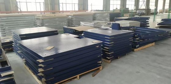 Escala de pesaje de piso digital de 3 toneladas de color personalizada para pesaje industrial