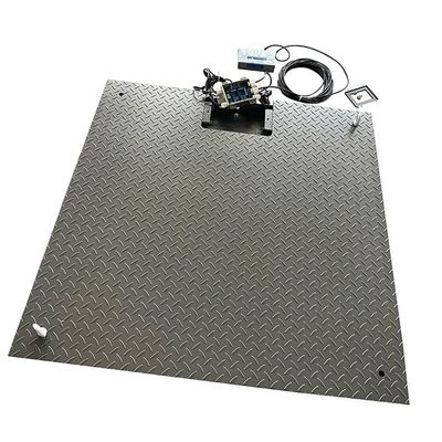 Balanza industrial de pisos pesados con capacidad de 1000 kg y color personalizado