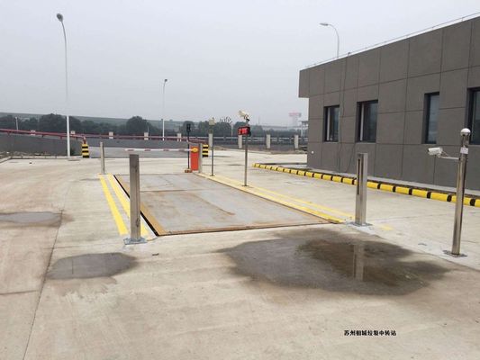 125%F.S Seguridad Camión portátil Balanza de 60 toneladas Balanza de pesaje digital Camión de acero tipo pozo 18m