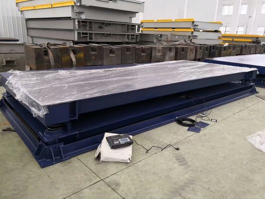 125%F.S Seguridad Camión portátil Balanza de 60 toneladas Balanza de pesaje digital Camión de acero tipo pozo 18m