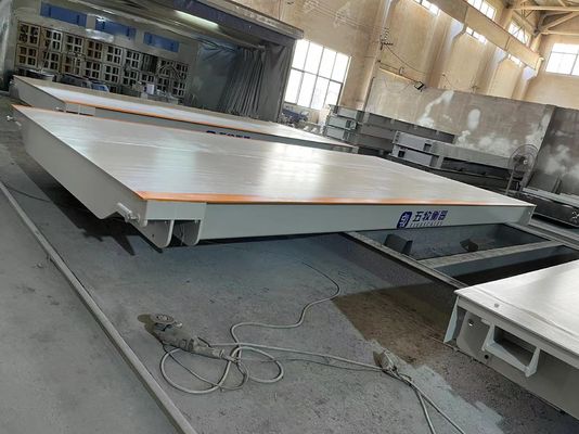 Escala de pesaje para camiones pesados Capacidad máxima de 100 toneladas Largo 9-26 metros