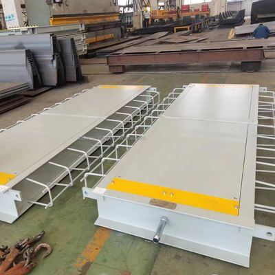 Vehículo de camión de balanza de eje fijo LCD Balanzas de plataforma corta 30 toneladas 50 toneladas Capacidad