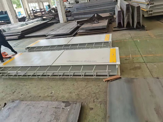 Vehículo de camión de balanza de eje fijo LCD Balanzas de plataforma corta 30 toneladas 50 toneladas Capacidad