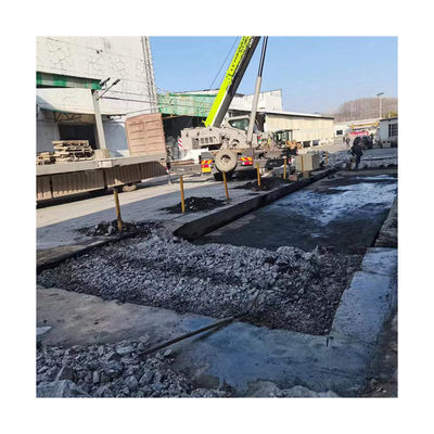 Escala de camión de 60-150 toneladas con nivel de precisión OIML III Puente de pesaje industrial en directo