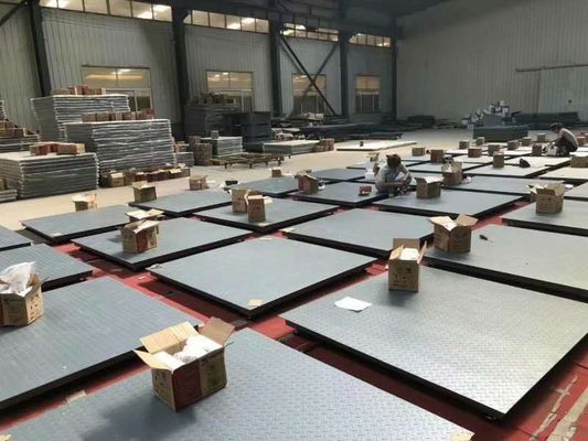 Balanzas digitales electrónicas de mini pesas 2T Plataforma de ganado Balanza de piso