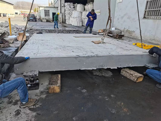 Protección de nivel IP68 Puente de pesaje digital de concreto de 120 t para requisitos personalizados