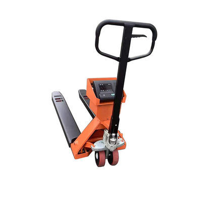Balanza de la Pallet Truck de apoyo manual personalizada con pesaje de cilindro y pesaje de rueda