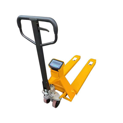 Balanza de la Pallet Truck de apoyo manual personalizada con pesaje de cilindro y pesaje de rueda