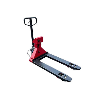 Balanza de la Pallet Truck de apoyo manual personalizada con pesaje de cilindro y pesaje de rueda