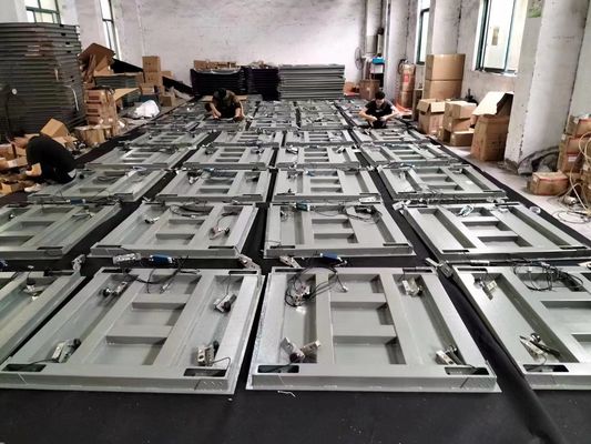 0.6m x 0.8m a 1m x 1.2m 0.5t-2t Plataforma de pesaje de suelo Escala de amortiguación personalizable