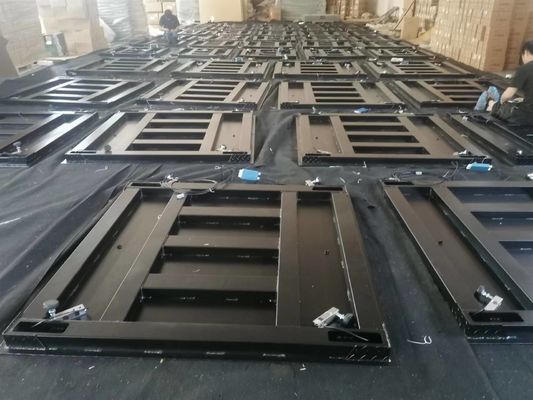0.6m x 0.8m a 1m x 1.2m 0.5t-2t Plataforma de pesaje de suelo Escala de amortiguación personalizable
