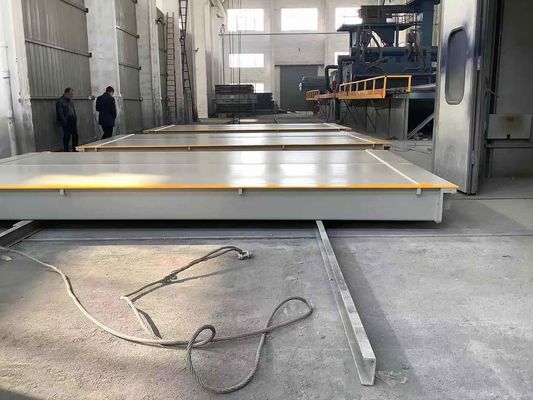 Puente de pesas de camión de alta capacidad de 10-250T con una balanza de pesas pesadas de 16m