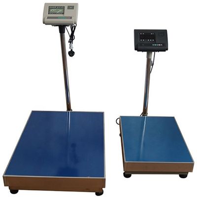 Escala de banco de plataforma de piso de almacén de conteo digital de 150 kg a 600 kg con pantalla LED