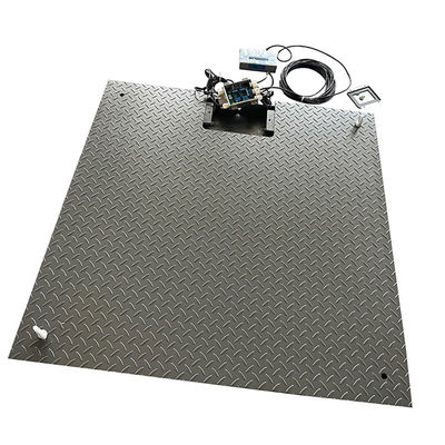 Escala de suelo electrónica industrial de 5000 kg de capacidad para pesaje y equilibrio precisos