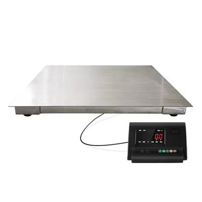 Pantalla LCD de acero inoxidable de 2 pulgadas 1 tonelada Escala de plataforma industrial con tamaño personalizado