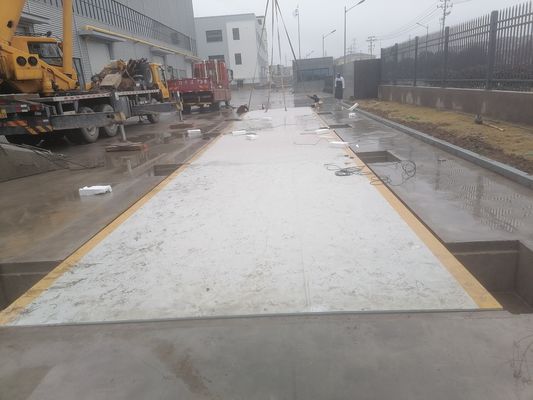 Escala de camión pesado de 16M Escala de 50 toneladas Puente de pesaje electrónico con sobrecarga de seguridad