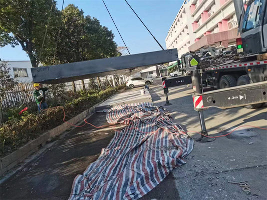 Escala de camión de pesaje de concreto galvanizado electrónico de 120 toneladas con soporte personalizado